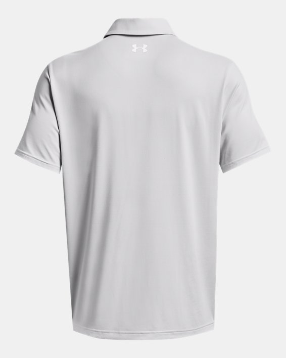 เสื้อโปโล UA Playoff 3.0 Stripe สำหรับผู้ชาย in White image number 5